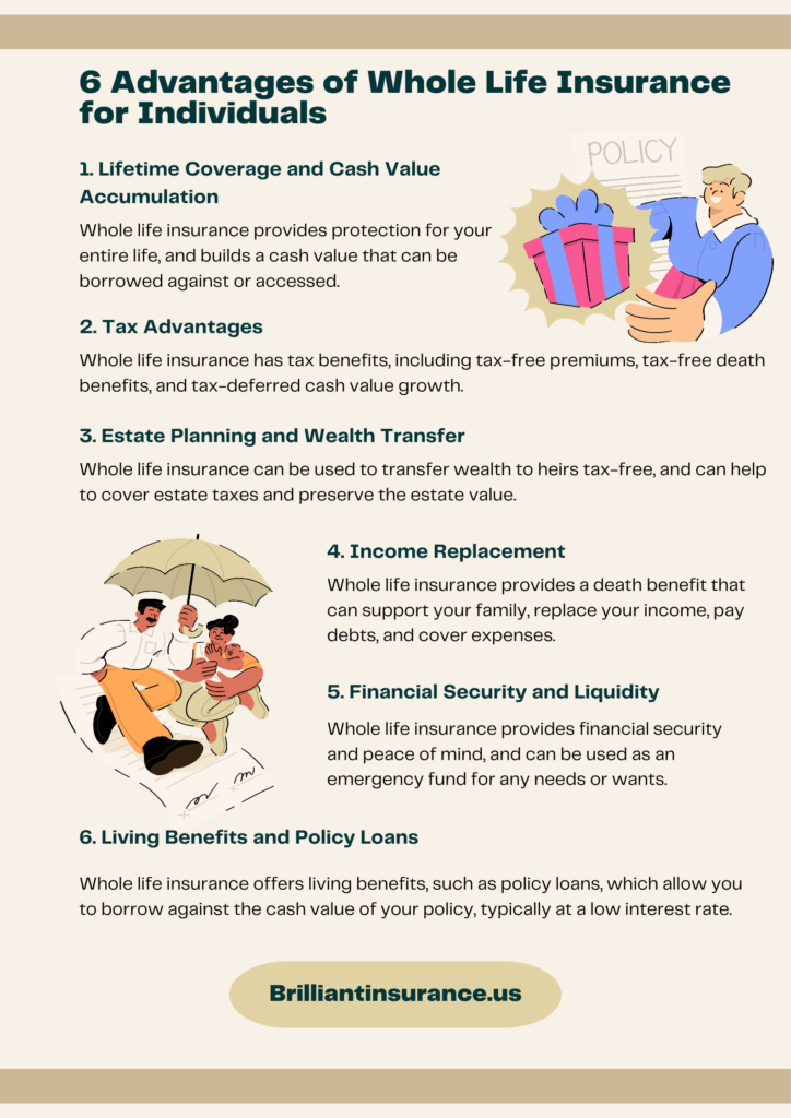 
6 Advantages of Individuals Whole Life Insurance 